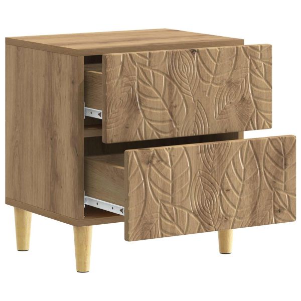 Нощно шкафче 2 pcs Дъб артизан 43 x 34,5 x 48 см