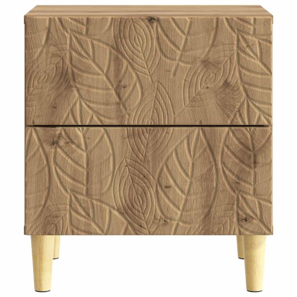 Нощно шкафче 2 pcs Дъб артизан 43 x 34,5 x 48 см