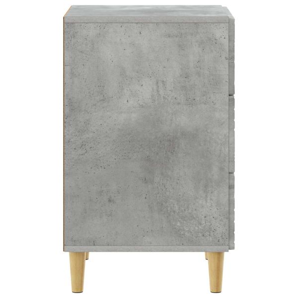 Нощно шкафче Бетонно сиво 43 x 39,5 x 66,5 см