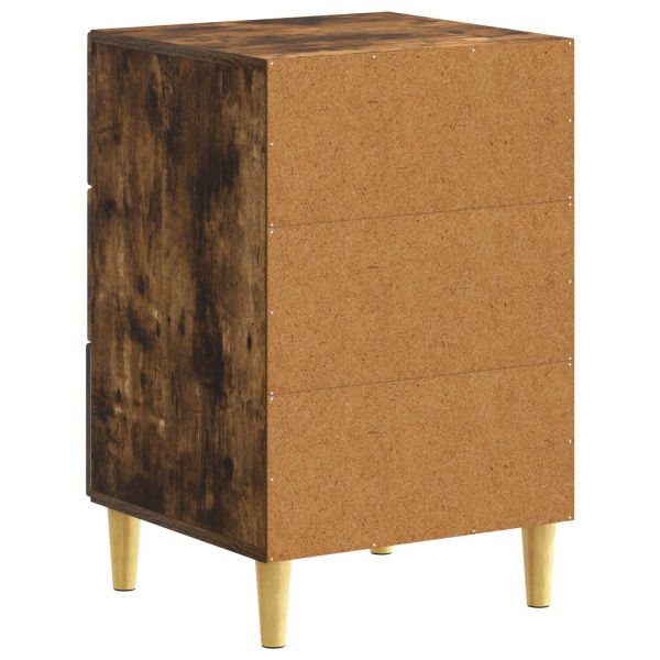 Нощно шкафче Опушен дъб 43 x 39,5 x 66,5 см Инженерна дървесина