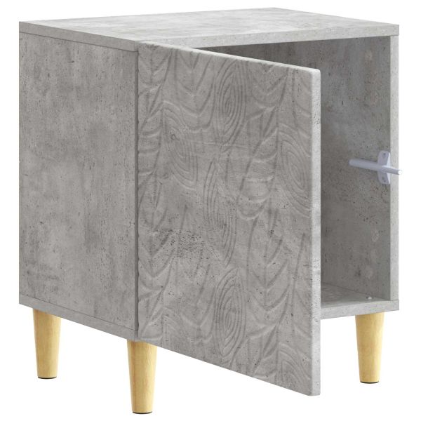 Нощно шкафче 2 pcs Бетонно сиво 43 x 34,5 x 50 см