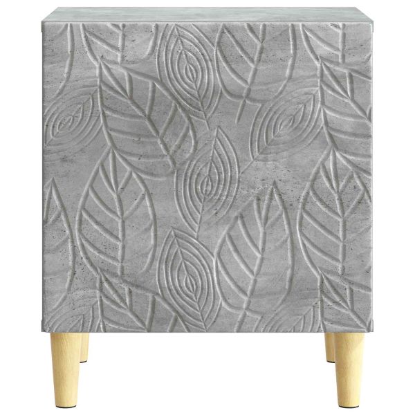 Нощно шкафче 2 pcs Бетонно сиво 43 x 34,5 x 50 см
