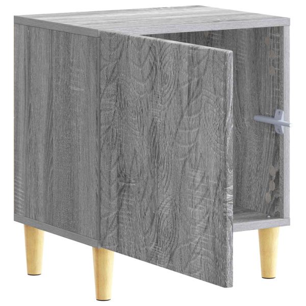 Нощно шкафче 2 pcs Сив Сонома 43 x 34,5 x 50 см