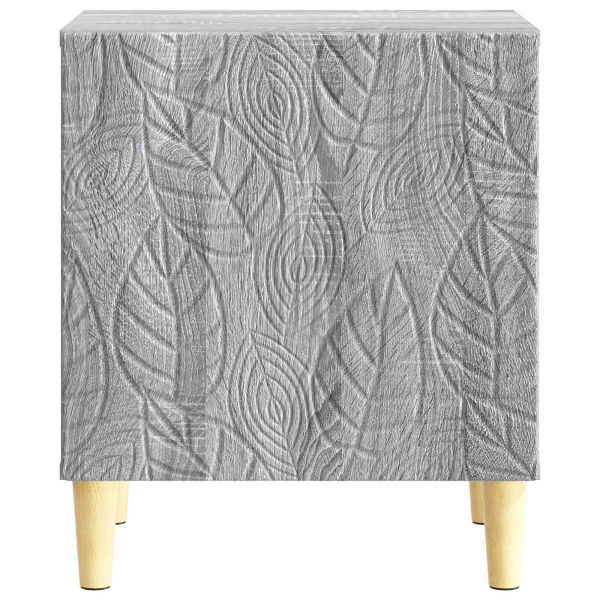 Нощно шкафче 2 pcs Сив Сонома 43 x 34,5 x 50 см