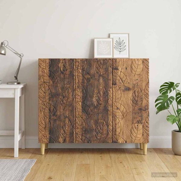 Служебен шкаф Старо дърво 89 x 34,5 x 80 см Инженерна дървесина