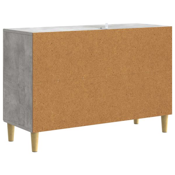 Служебен шкаф Бетонно сиво 89 x 34,5 x 60 см