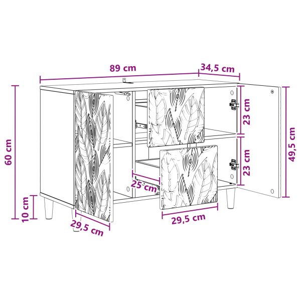 Служебен шкаф Бял гланц 89 x 34,5 x 60 см Инженерна дървесина