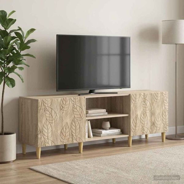 ТВ шкаф 150 x 31 x 50 см Дъб сонома Инженерна дървесина