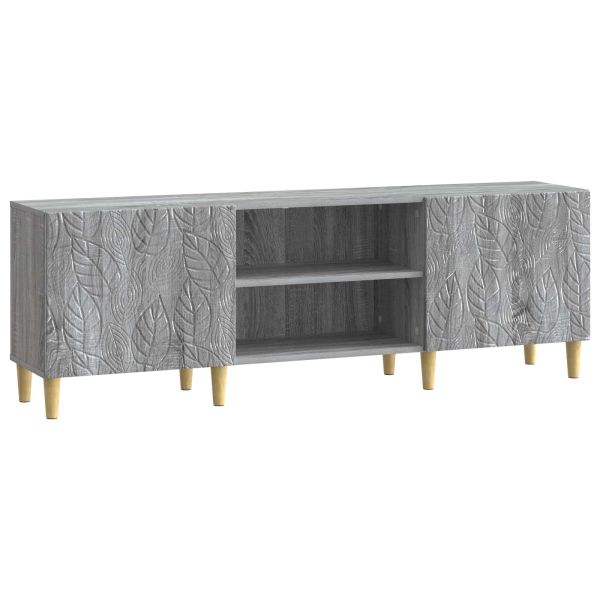 ТВ шкаф 150 x 31 x 50 см Сив Сонома Инженерна дървесина