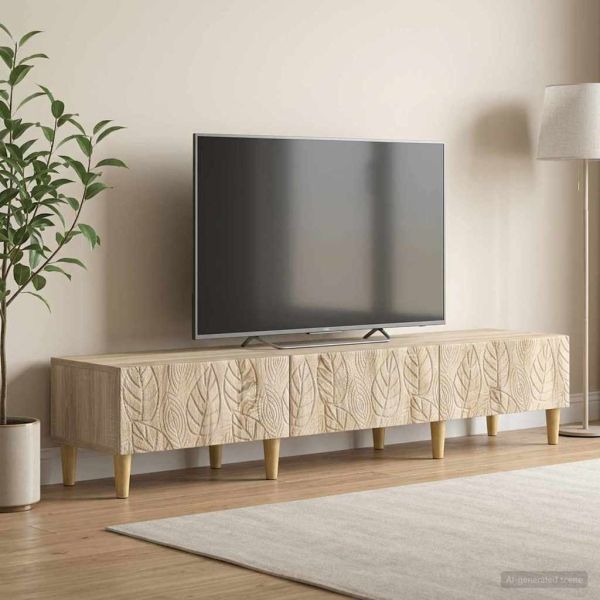 ТВ шкаф 147 x 34,5 x 30 см Дъб сонома Инженерна дървесина