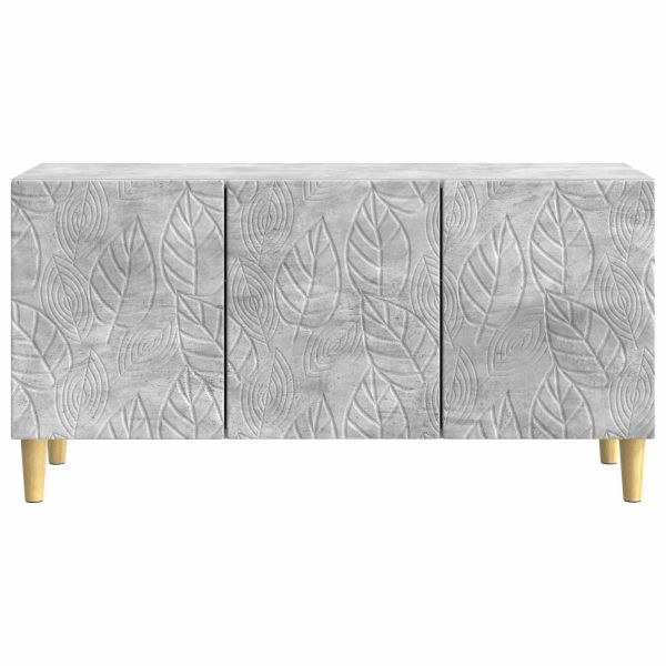 ТВ шкаф 99 x 34,5 x 50 см Бетонно сиво Инженерна дървесина