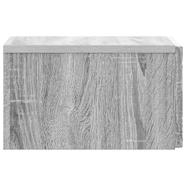Стенен страничен масичка 2 pcs Сив Сонома 34,5 x 33 x 20 см