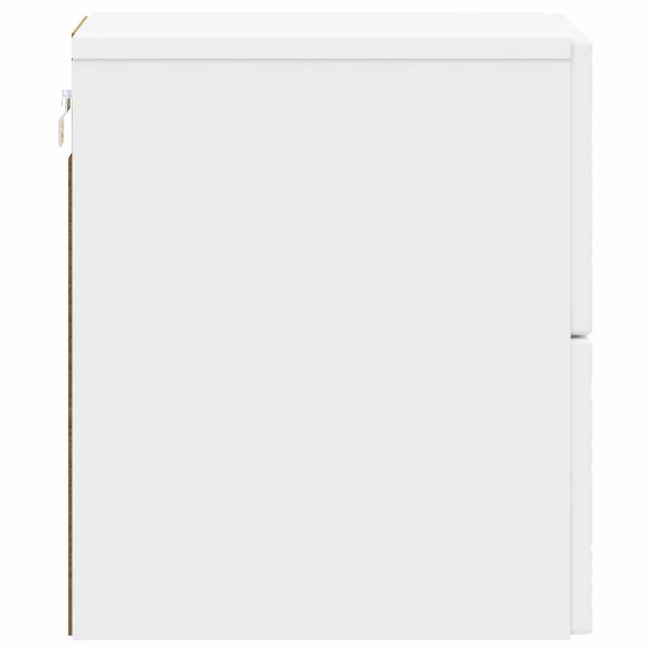 Спален шкаф с монтаж на стена 2 pcs Бяло 34,5 x 33 x 40 см