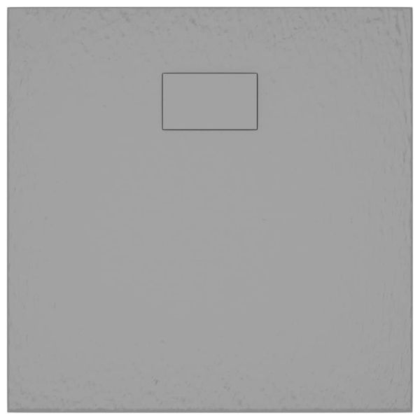 Душ корито, SMC, сиво, 80x80 см