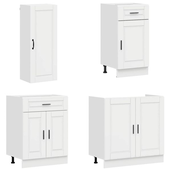Кухненски единица PORTO 8 pcs Бял гланц Инженерна дървесина