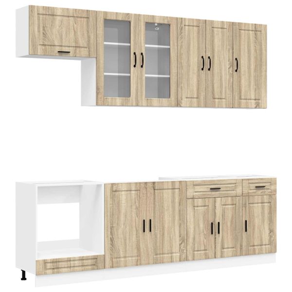 Кухненски единица PORTO 8 pcs Дъб сонома Инженерна дървесина