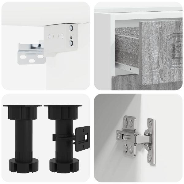 Кухненски единица KALMAR 8 pcs Сив Сонома Инженерна дървесина