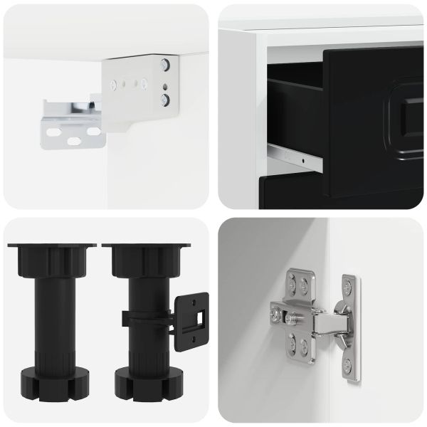 Кухненски единица KALMAR 8 pcs Черно Инженерна дървесина