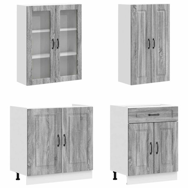 Кухненски единица KALMAR 8 pcs Сив Сонома Инженерна дървесина