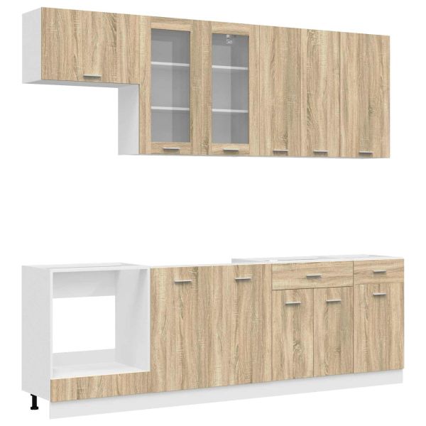 Кухненски единица LYON 8 pcs Дъб сонома Инженерна дървесина