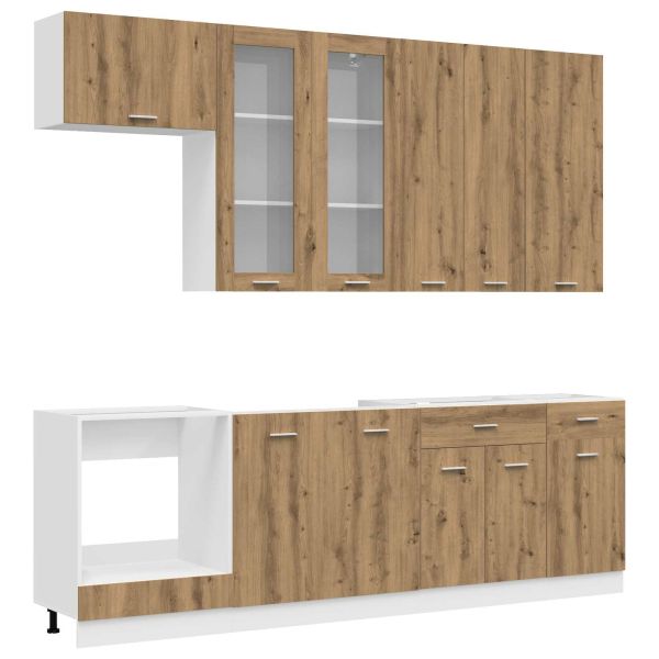 Кухненски единица LYON 8 pcs Дъб артизан Инженерна дървесина