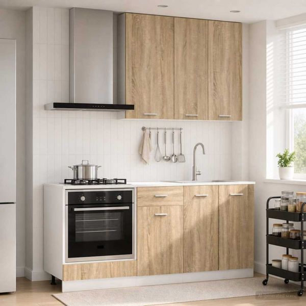 Кухненски единица LYON 5 pcs Дъб сонома Инженерна дървесина