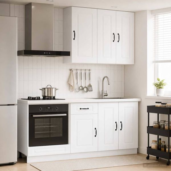 Кухненски единица KALMAR 5 pcs Бяло Инженерна дървесина