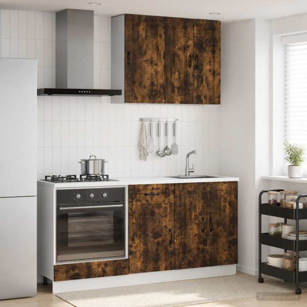 Кухненски единица KALMAR 5 pcs Опушен дъб Инженерна дървесина