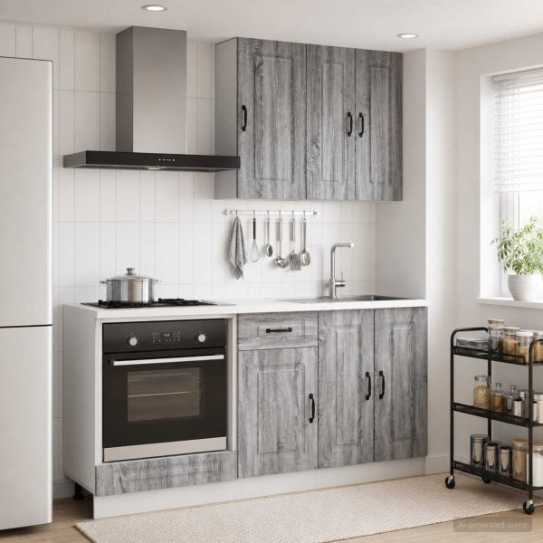 Кухненски единица KALMAR 5 pcs Сив Сонома Инженерна дървесина