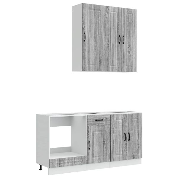 Кухненски единица KALMAR 5 pcs Сив Сонома Инженерна дървесина