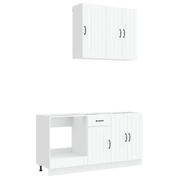 Кухненски единица LUCCA 5 pcs Бяло Инженерна дървесина