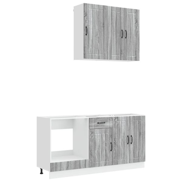 Кухненски единица LUCCA 5 pcs Сив Сонома Инженерна дървесина