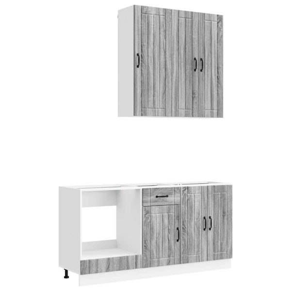 Кухненски единица LUCCA 5 pcs Сив Сонома Инженерна дървесина