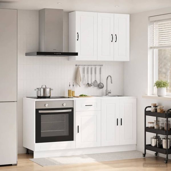 Кухненски единица PORTO 5 pcs Бяло Инженерна дървесина