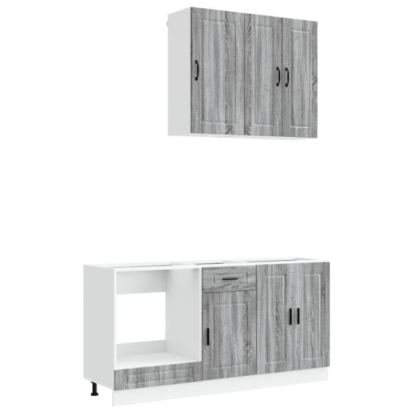Кухненски единица PORTO 5 pcs Сив Сонома Инженерна дървесина