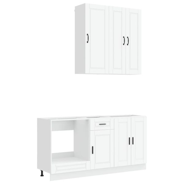 Кухненски единица PORTO 5 pcs Бяло Инженерна дървесина
