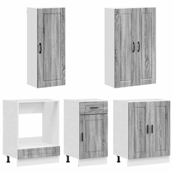 Кухненски единица PORTO 5 pcs Сив Сонома Инженерна дървесина