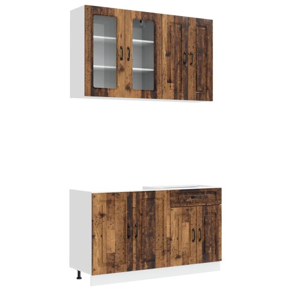 Кухненски единица KALMAR 4 pcs Старо дърво Инженерна дървесина