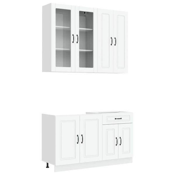 Кухненски единица KALMAR 4 pcs Бяло Инженерна дървесина