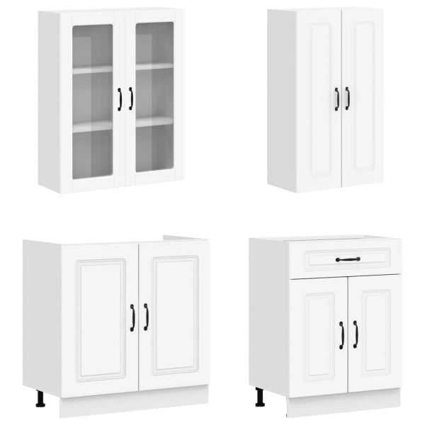 Кухненски единица KALMAR 4 pcs Бяло Инженерна дървесина