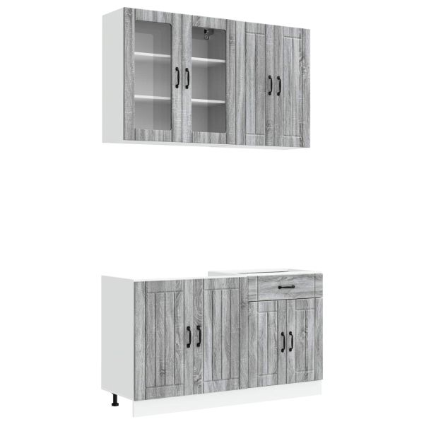 Кухненски единица LUCCA 4 pcs Сив Сонома Инженерна дървесина