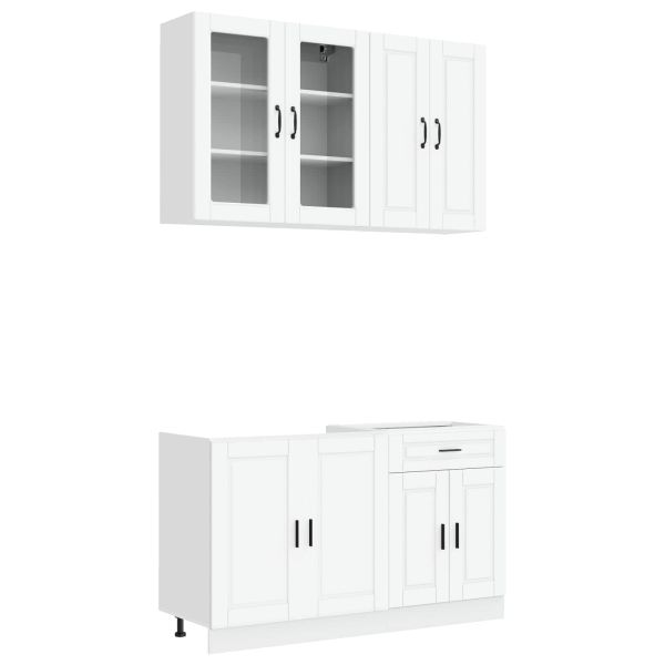 Кухненски единица PORTO 4 pcs Бяло Инженерна дървесина