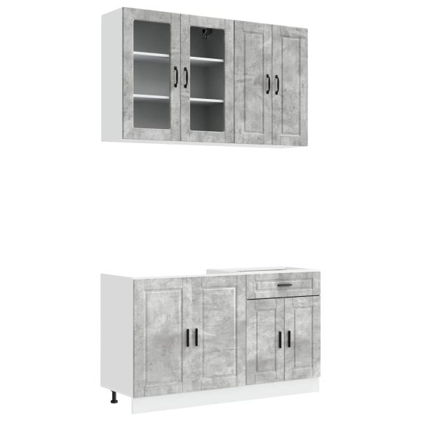 Кухненски единица PORTO 4 pcs Бетонно сиво Инженерна дървесина
