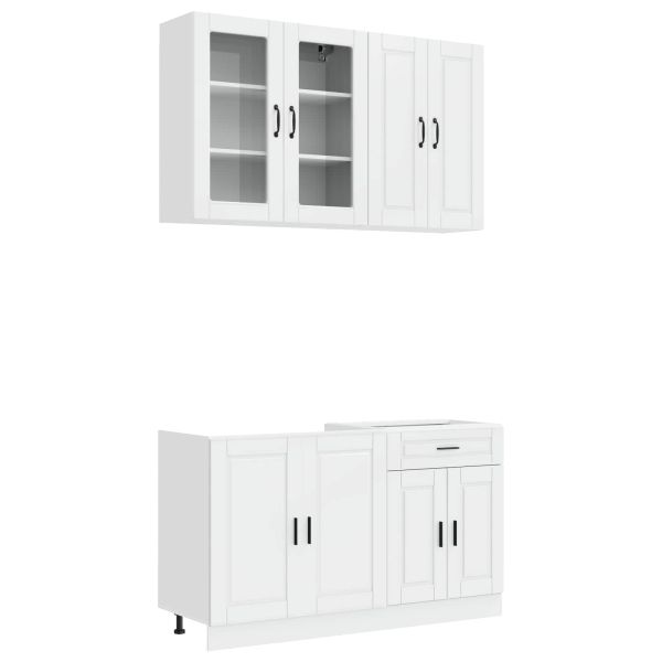 Кухненски единица PORTO 4 pcs Бял гланц Инженерна дървесина