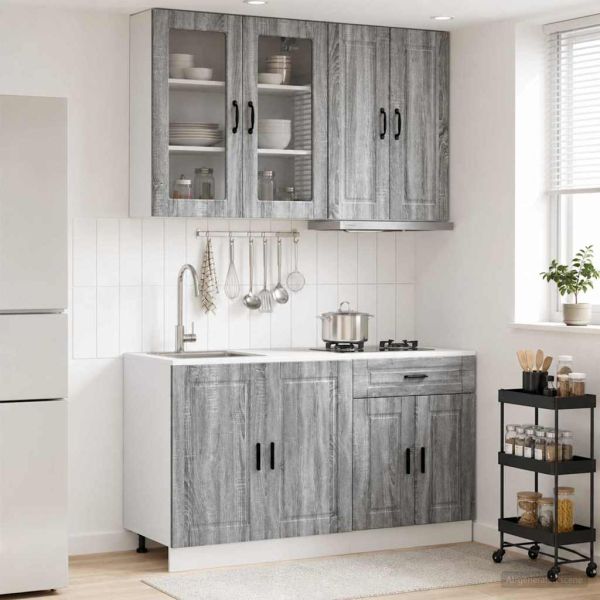 Кухненски единица PORTO 4 pcs Сив Сонома Инженерна дървесина