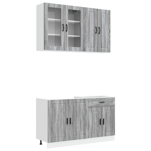 Кухненски единица PORTO 4 pcs Сив Сонома Инженерна дървесина