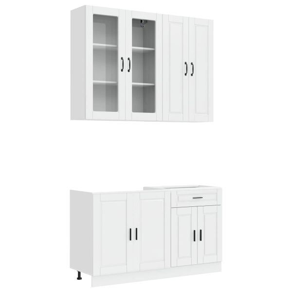 Кухненски единица PORTO 4 pcs Бял гланц Инженерна дървесина