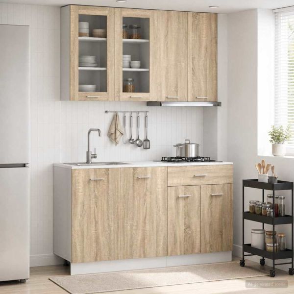 Кухненски единица LYON 4 pcs Дъб сонома Инженерна дървесина