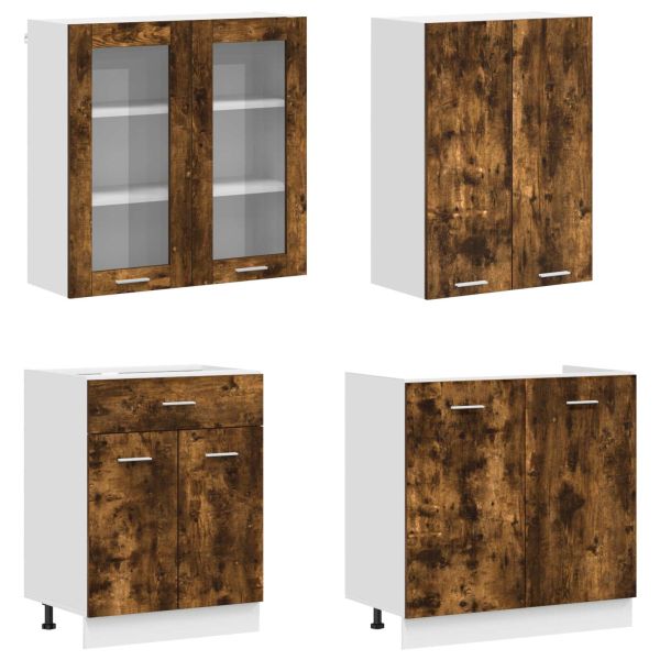 Кухненски единица LYON 4 pcs Опушен дъб Инженерна дървесина