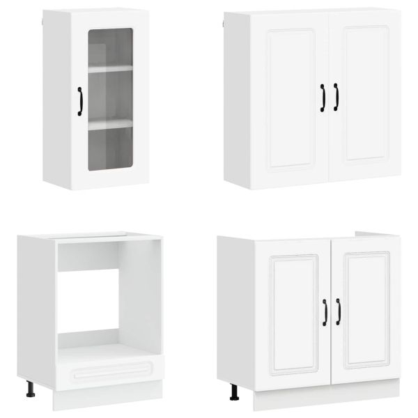 Кухненски единица KALMAR 8 pcs Бяло Инженерна дървесина